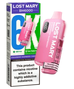 Strawberry Raspberry Cherry Ice Lost Mary BM6000